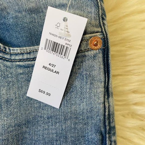 NWT $70 GAP DENIM Women 4/27 Mid Rise Hight Stretch Super Skinny Crop Jeans - Picture 12 of 13